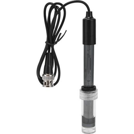 Sonde d'électrode PH Connecteur BNC Électrode plate PH adaptée à l'eau potable, aux piscines, aux aquariums, à l'aquaculture, à l'irrigation et aux laboratoires 0,75 m (1/5)