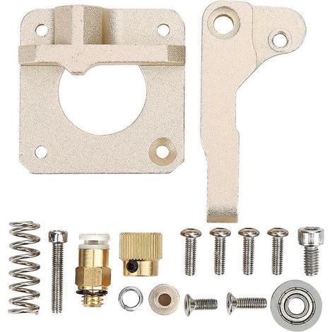 CR10-Legierung Extruder-Kit Zubehör Linksrichtung für verschiedene 3D-Drucker Gold