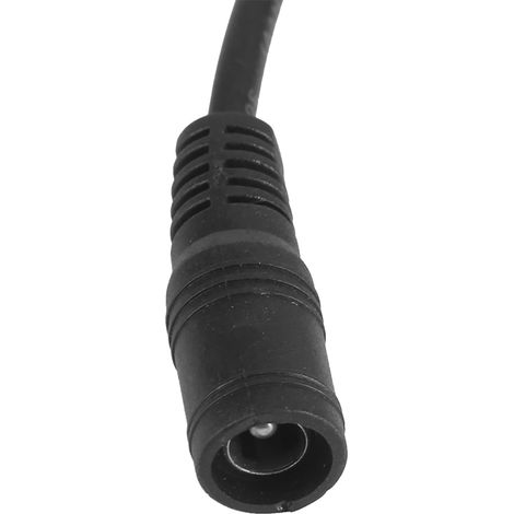 Lot de 5 interrupteurs pour ruban LED avec connecteurs d'alimentation CC 12 V mâle et femelle, noir (1/5)