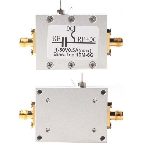 Jeffergarden 1 pièces 10 MHz-6 GHz biais Tee 10 MHz-6 GHz large bande radiofréquence micro-ondes polarisation coaxiale (1/5)