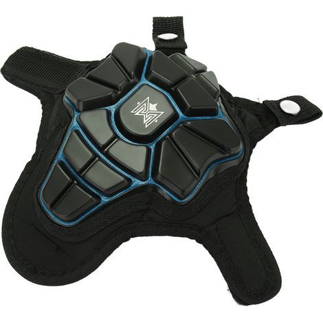 MEROCA Gilet de Sécurité Enfant pour Scooter, Veste de Protection Antichoc et Anti-Collision - Noir Bleu (1/5)