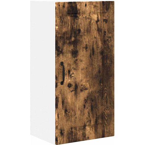 Meuble mural de cuisine,Armoire de cuisine avec étagère Chêne fumé 40 x 31 x 80 cm CFW18344 (1/5)