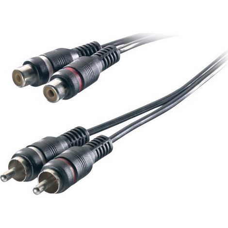 SpeaKa Professional SP-1300380 Cinch Audio Verlängerungskabel [2x Cinch-Stecker - 2x Cinch-Buchse] 3 (1/4)
