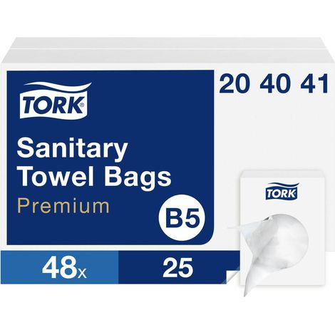 TORK 204041 Sacchetto igienico Bianco 1200 pz. (1/4)
