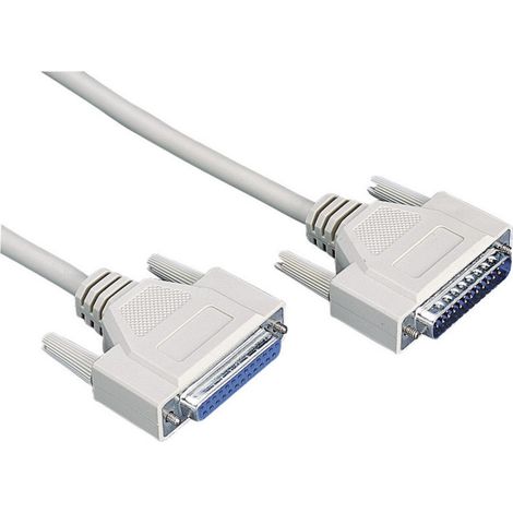 Digitus Seriell, Parallel Verlängerungskabel [1x D-SUB-Stecker 25pol. - 1x D-SUB-Buchse 25pol.] 10.0