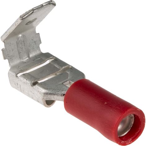 Cosse faston RS PRO, Isolé, Rouge