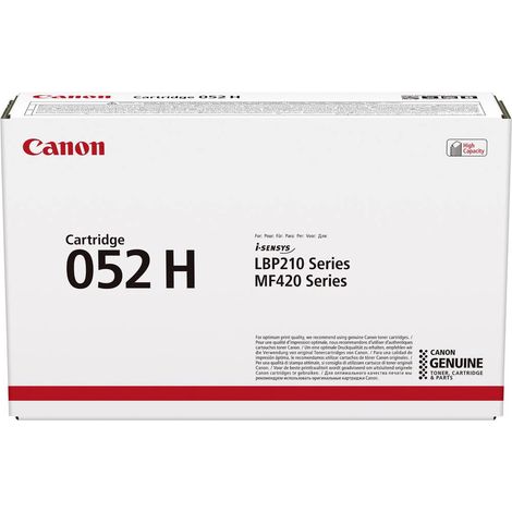 Toner laser Canon 052H 2200C002 Noir haute capacité 9 200 pages