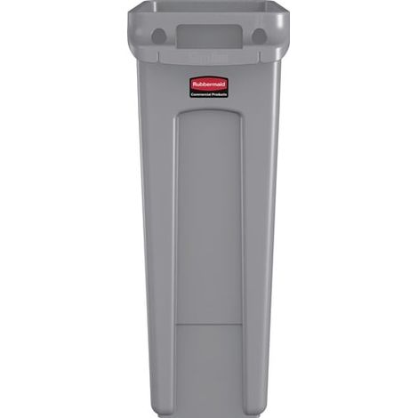 Cestino per la raccolta differenziata RUBBERMAID 87 l H762xL279xP558mm grigio con canali di ventilazione - FG354060GRAY (1/5)