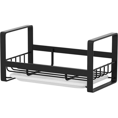 Grille de protection, chiffon de nettoyage amovible, égouttoir avec bac de récupération, accessoire d'évier multifonctionnel, organisateur, articles de cuisine (1/5)
