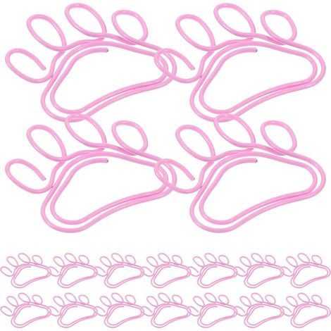 20 Stück Rosa Small Buroklammern aus Metall Kreative Krallen
