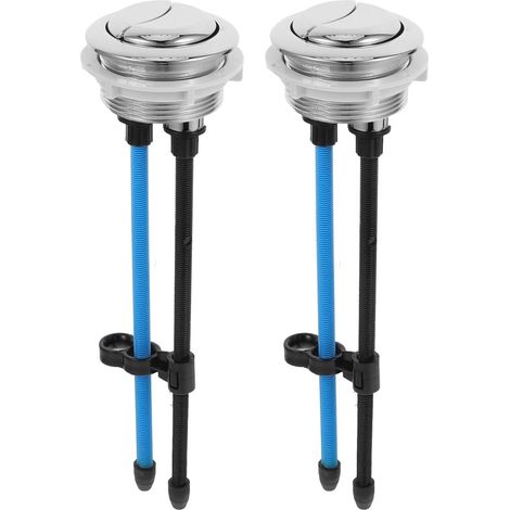 Bouton de Chasse D'eau Double pour Réservoir, Rallongé, Lot de 2 (1/5)