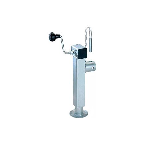 Maxter – Béquille remorque 28 cm – Charge 1300 kg – Manivelle pour terrains accidentés – Prise en main ergonomique (1/2)