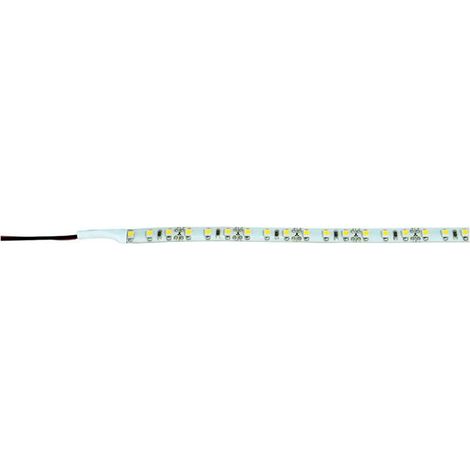 Bande led - 12 v - 14,4 w/m - 5 m - Puissance : 72 W - Fixation : Adhésive - Couleur de la lumière : Blanc neutre - Indice de protection : IP 20 - Décor : Blanc - LAMPO (1/2)