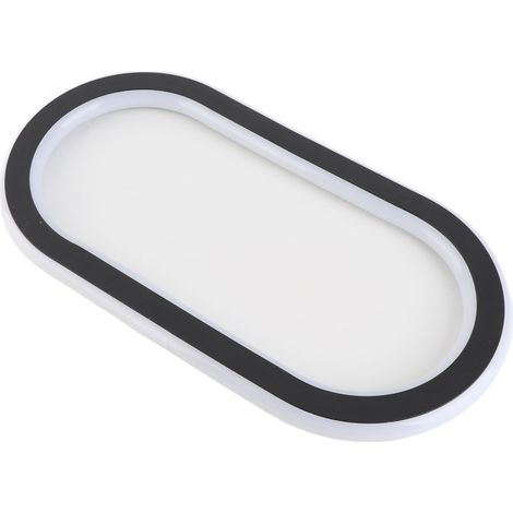 Plafonnier LED moderne à télécommande, économie d'énergie, intensité variable, température de couleur réglable, design linéaire et confortable pour les yeux, idéal pour la cuisine ou le couloir. (1/5)