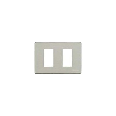 Placca 2P Per Scatola Rettangolare Resina Magic ( BTICINO cod. 503/2A/R )