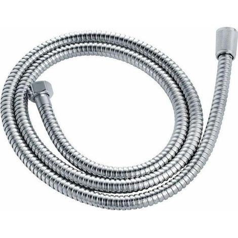TUBO FLESSIBILE DOCCIA PVC RIVESTIMENTO CROMATO CM 200 BAGNO VASCA FER 182713 (1/2)