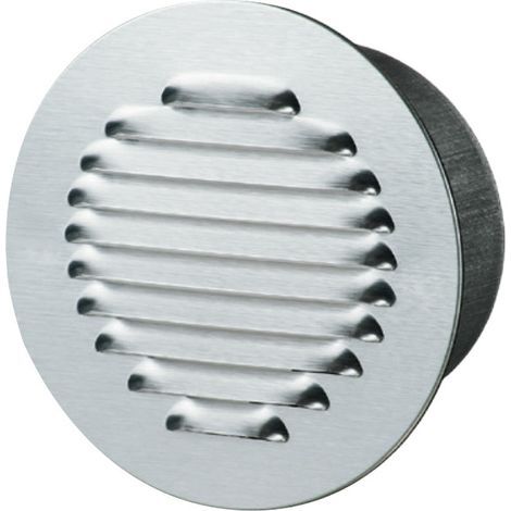 Grille d'aération ronde Ø125mm – Aluminium anticorrosion – Écran anti-insecte – Fixation murale ou plafond – Ventilation intérieure efficace – Winflex Ventilation (1/3)