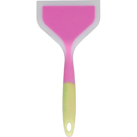 Spatule en silicone à large ouverture et design bicolore, louche de cuisson antiadhésive pour tamagoyaki, crêpes, viande, bœuf, (1/5)
