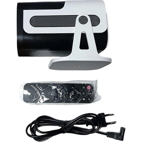 Mini projecteur JY320 720p, compatible Android 13 et 4K, angle de vision de 180° (ANSI), prise australienne (1/5)