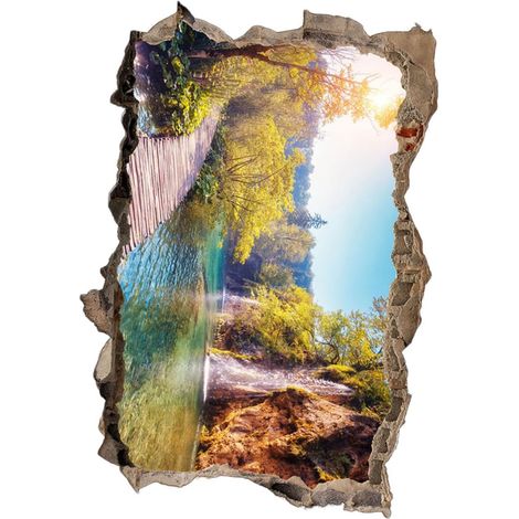 Stickers Muraux Décoratifs Paysage Montagne Facile à Appliquer Enlever en Pvc pour Fenêtres et Métal, Chambre et Salon Moderne (1/5)