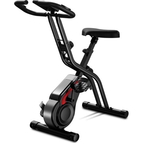 Vélo d'appartement silencieux avec résistance réglable et écran LCD pour l'entraînement cardio. (1/5)