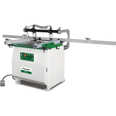 Perceuse multibroches semi-automatique avec 21 broches et inclinaison pneumatique tête de perçage 0-90° 1,1 kW 400V Holzstar MDB21 (1/4)