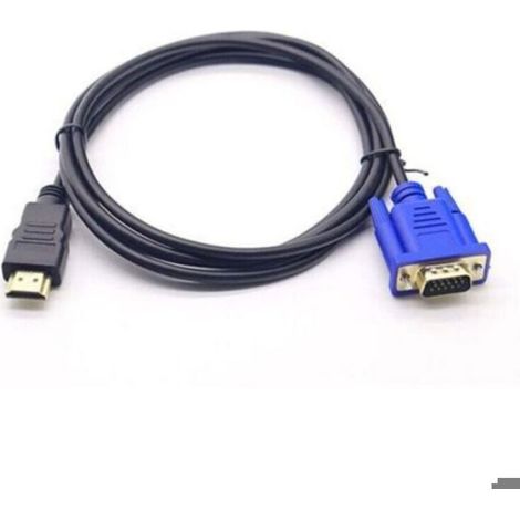 Cable Hdmi Vers Vga - Conversion Sans Puce - 1080p - Pour Lecteur Avec Décodeur Intégré - 1 8 M