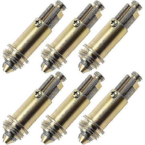 Lot de 6 bouchons de rechange pour évier de cuisine ou baignoire, avec système clic-clac et ressort en laiton. (1/5)