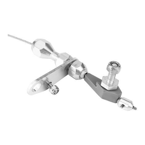 Câble de kickdown tressé 700R4 avec cran d'arrêt pour transmission GM, Chevy, Pontiac, Oldsmobile et Buick (1/5)