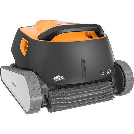Maytronics Dolphin – Robot piscine électrique Dolphin E30 – Nettoyage jusqu'à 12m – Double filtration fin et ultrafin – Technologie PowerStream (1/4)