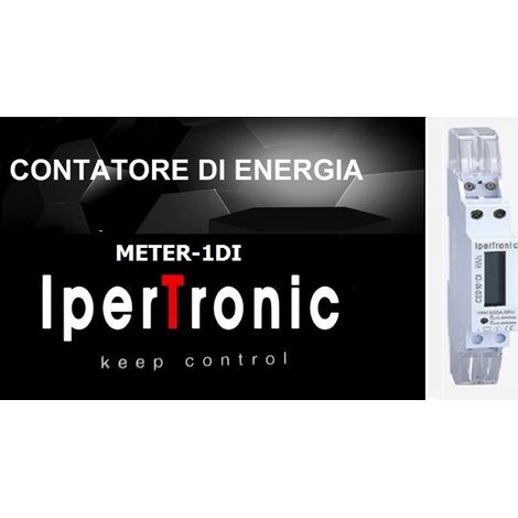 Contatore di energia digitale monofase 230V METER-1DI