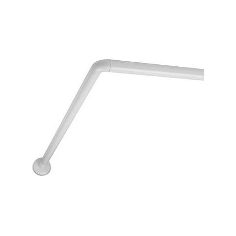 Tringle à rideau pour salle de bain 80X80Cm Angulaire Tatay Blanc 5581401