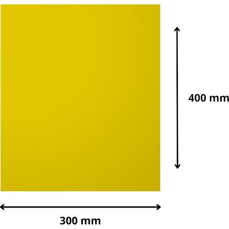 Plaque verre acrylique miroir or 3 mm - 30 x 40 cm (300 x 400 mm) - Verre synthétique - Bord droits - Plexiglass
