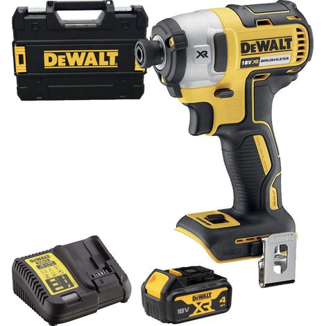 DeWALT DCF887M1 Cordless 18V XR Brushless Impact Driver With 4Ah Battery And Carry Case (1/3)