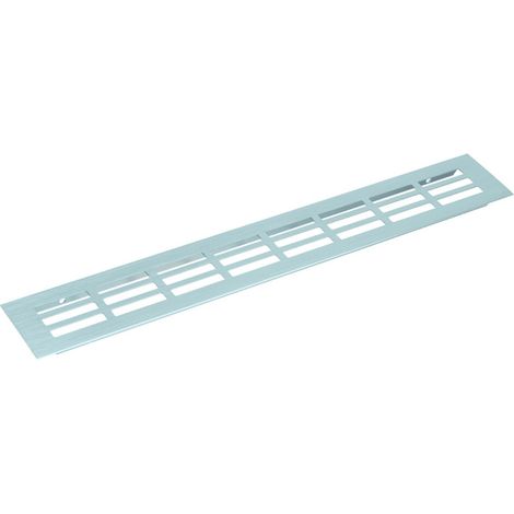 Grille d'aération 130/600mm aluminium anodisé