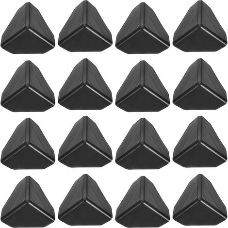 Protections d'angle en plastique noir pour meubles (1/5)