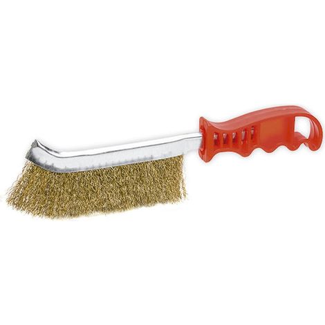 Cepillo mango plástico ac. latón 250mm  DOGHER 830-022