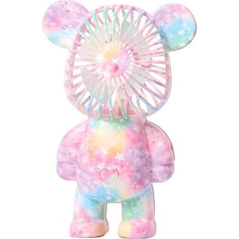 Ventilateur Portable Rechargeable Ours Mignon pour Enfants - Idéal pour Activités Extérieures et Cadeau d'été (1/5)