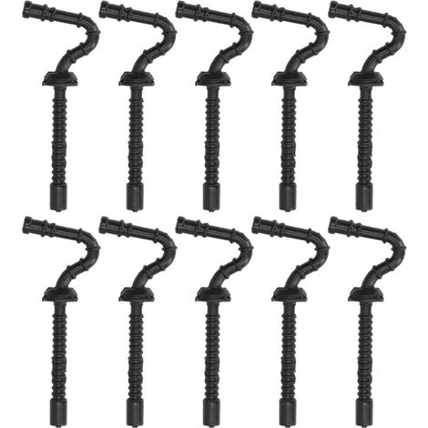 10 pièces accessoire de tronçonneuse pratique pour conduite de carburant en Silicone adapté pour STIHL 021023025 MS210 MS230 MS250 (1/5)