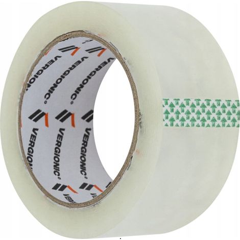 RUBAN ADHÉSIF D'EMBALLAGE TRANSPARENT, LARGEUR 45 MM, LONGUEUR 91,5 M, DURABLE (1/5)