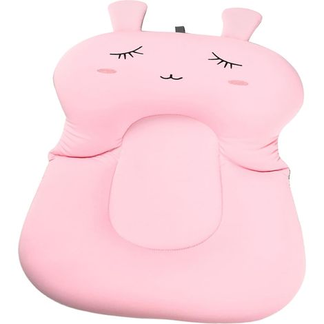 Tapis de Bain pour Bébé Flottant en Polyester Rose Antidérapant (1/5)