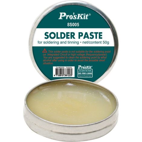 FLUX Dissolvant d'oxyde de pâte pour le soudage à l'étain Boîte 30 Grammes HRV004
