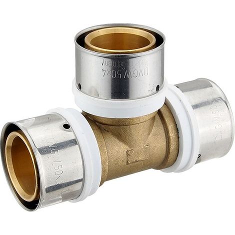 Pressfitting-T-Stück 50 x 4,0 - 50 x 4,0 - 50 x 4,0 mm für MV-Rohr