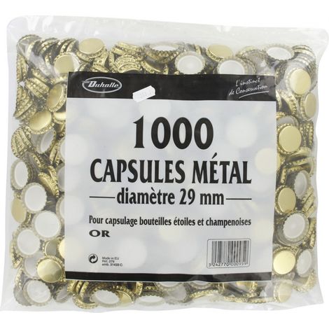 Capsule pour bouteilles champenoises x1 000 - D: 29 mm