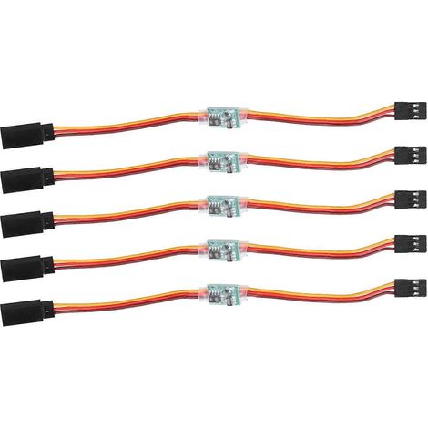 Stück Servo-Signalumkehrer-Lenkgetriebe-Drehrichtungsumrichter für RC-Flugzeuge 3,6 V–24 V 5 A