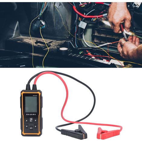 Testeur universel de durée de vie de batterie à affichage numérique, écran noir et blanc, testeur de batterie 12V/24V (1/5)