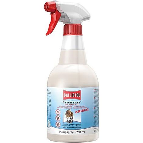 Anti-moustiques animaux BALLISTOL, sans piqures, 750ml pulvérisateur (1/2)