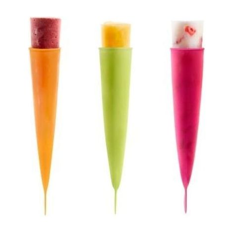 Set 3 Stampi in Silicone per Ghiaccioli Lekue Colori Assortiti - 888021 (1/4)