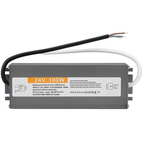 100-W-Ultradünnes, wasserdichtes Netzteil/Transformator-Adapter/LED-Treiber AC110–250/DC24V