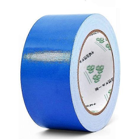 Ruban adhésif en tissu ultra-résistant pour la décoration intérieure, les revêtements de sol et la réparation de tuyaux - solution imperméable à base de polyéthylène (bleu) (1/5)